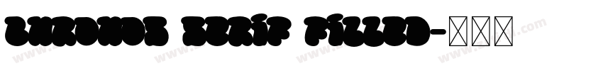 Chronos Serif Filled字体转换
